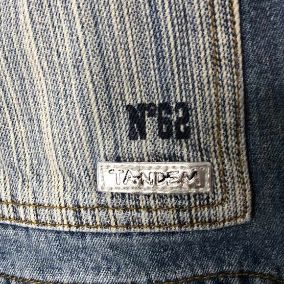 Vintage 1990s TANDEM Boy's No. 62 Indiana Varsity Jeans 5 - Picture 2 of 13